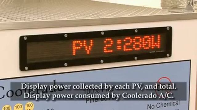 Принцип работы солнечного кондиционера Coolerado смотреть онлайн