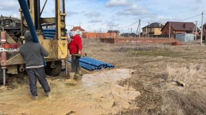 Бурим скважину в п.Индусртиальном.