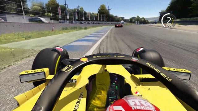 F1 Ferarri F1-75 Giallo Modena 2022 vs Porsche 963 LM Hypercar LMDh 2023 at Blackwood #3 смотреть онлайн