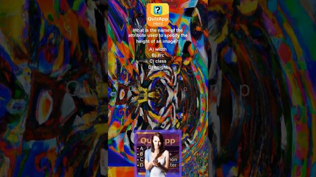 Html What is the name of the attribute used to specify the height of an image смотреть онлайн