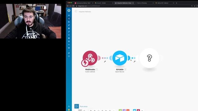 Интерграция Weblik.bot и Airtable при помощи Integromat смотреть онлайн