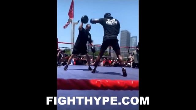 JERMALL CHARLO EXPLOSIVE KO COMBOS & SCORCHING HEAT; BLASTING PADS WITH POWER FOR MONTIEL CLASH смотреть онлайн