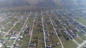 Село Дуба-Юрт с высоты птичьего полете