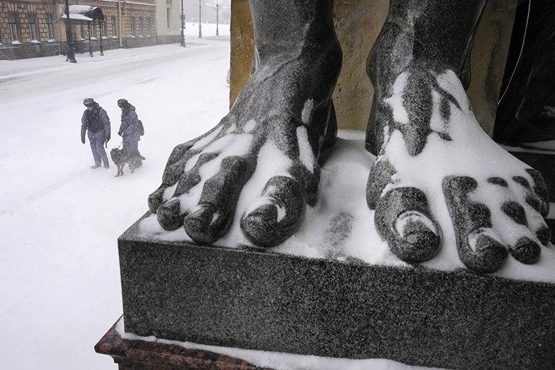 Весенний сюрприз: Санкт-Петербург завалило снегом / События на ТВЦ