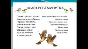 Старшая группа. Ознакомление с окружающим "Перелётные птицы"