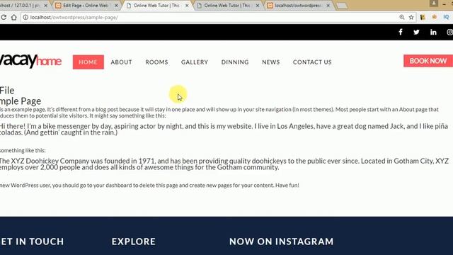Wordpress Theme Development tutorial from scratch (Part 19) page.php, page-{page-id}.php, templates
