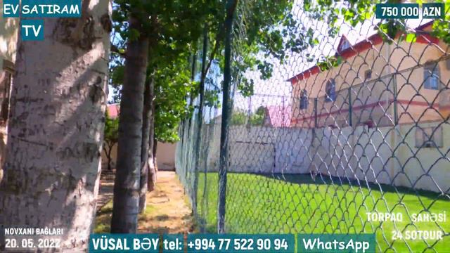NOVXANIDA, ELİT ƏRAZİDƏ BAĞLI-BAĞÇALI EV SATILIR /Недвижимость в Баку / EV SATIRAM TV/ bag evleri смотреть онлайн