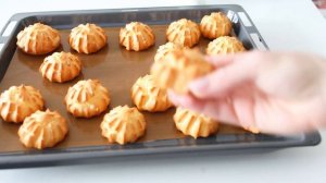 Заварные пирожные с творожным кремом