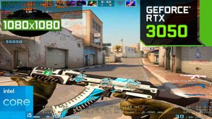 CS:GO : RTX 3050 8GB + i5-12400F : 1080x1080
