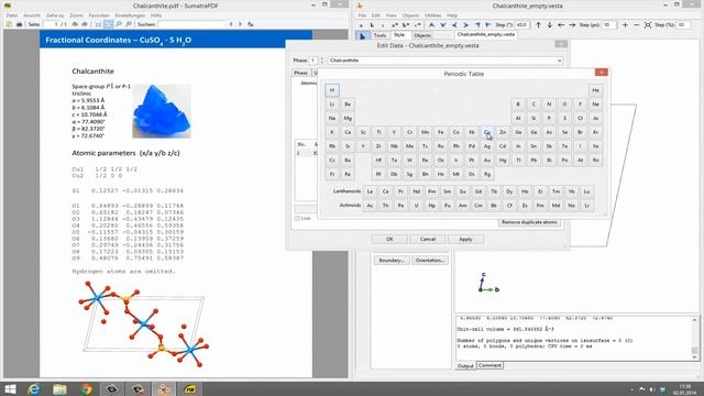 Unit 2.7 - The Software VESTA