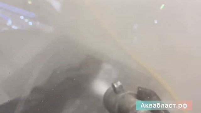 Разница лазерной очистки и аквабластинга . Сравнение результатов очистки сильно ржавых деталей.