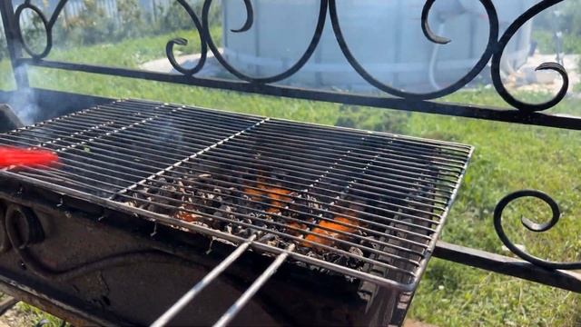 Невероятное Мясо по-французски на мангале с Дымком.