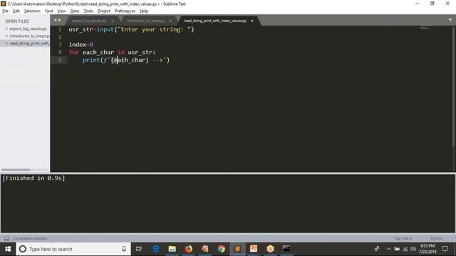 49.Complete Python Basics for Automation - Example of for loop