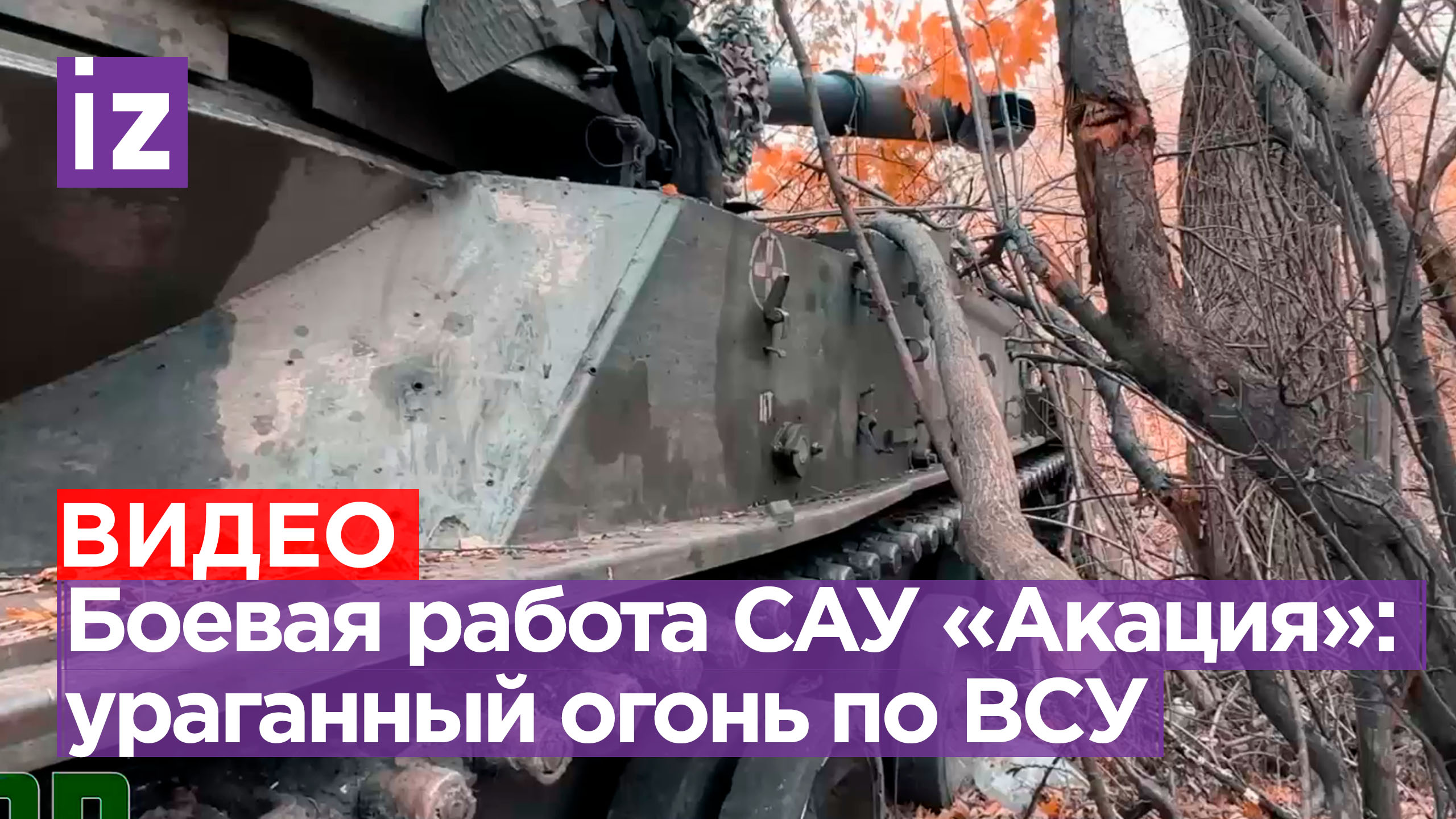 Мастер-класс по стрельбе из «Акации» от «Бешеных псов»: боевиков выкуривают из нор / Известия