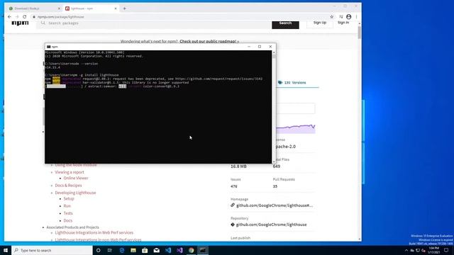 Lighthouse 101: Installing Lighthouse CLI onto Windows