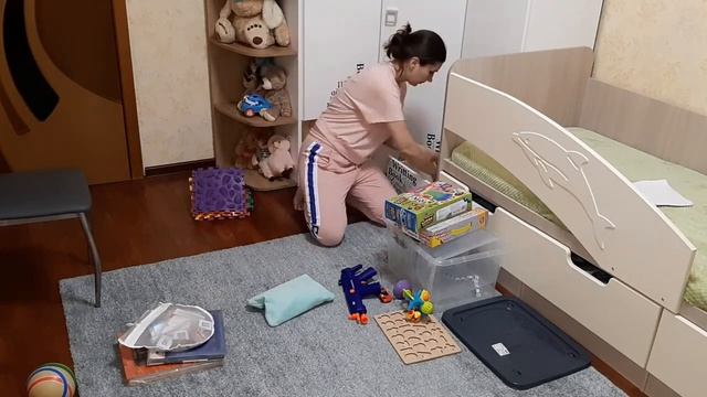 РАСХЛАМЛЕНИЕ _ Генеральная уборка в комнате _ Порядок в детской _ Организация детских игрушек.mp4