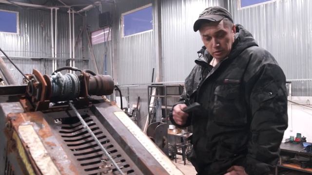 Гидравлическая лебедка -  проблема копровой установки Стройматик