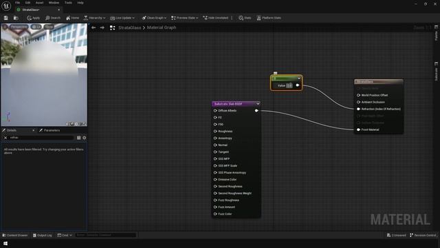 How to Make Glass in Unreal Engine 5 | Substrate Materials Tutorial