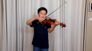 William Yan (8) Playing Concerto in A Minor - J. B. Accolay