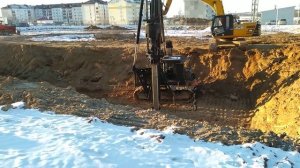 Забивка СВАЙ под фундамент