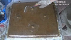 Каркас для силиконовой формы - Стеклопластиковая рубашка - Камень своими руками/© 2020 г.