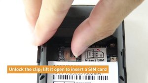 How to Install SIM Card Cover Of UNIWA V909T 4G Flip Senior Phone?