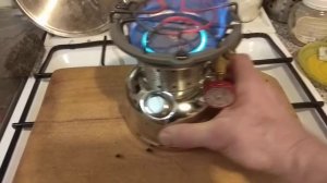 Пуск примуса Coleman 502a