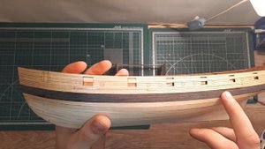 Шхуна "Полоцк" сборка модели часть5