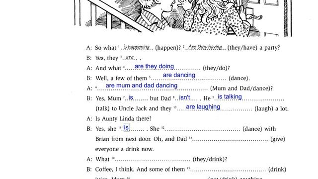 Урок-43-Present Continuous:Check-упражнения на закрепление смотреть онлайн