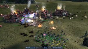 Эпично красивый матч 1vs1 ► Supreme Commander 2