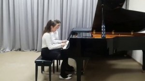 К.Рейнеке "Деревенский праздник" исп.  Попова Софья и Денисова Кристина ( курс общего фортепиано)