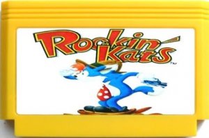 Dendy (Famicom,Nintendo,Nes) 8-bit Rockin Kats Полное Прохождение