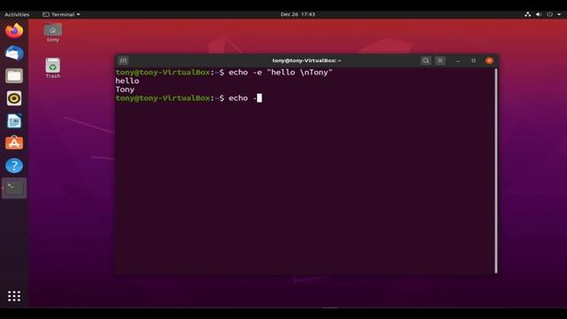 Linux echo Command смотреть онлайн