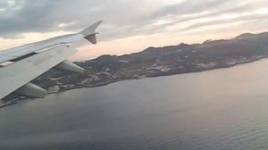 Landing in Ponta Delgada,Azores