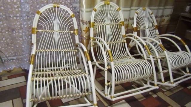 Кресла - качалки из ивы от "АЛТЫН ТАЛ". смотреть онлайн