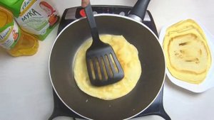 Салат с яичными блинчиками: рецепт от Алейка