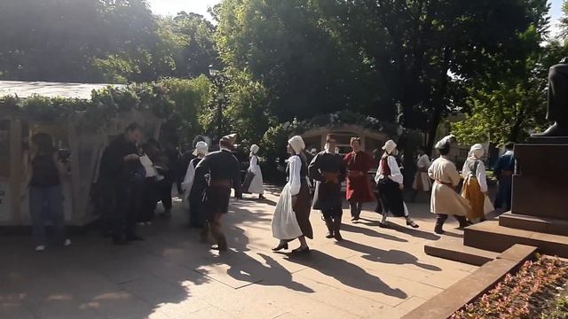 Прогулки по Москве. Фестиваль "Времена и эпохи 2022" на Страстном бульваре
