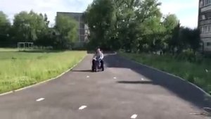 Байк с мотором от бензопилы Автор: Гайнетдин Булатов