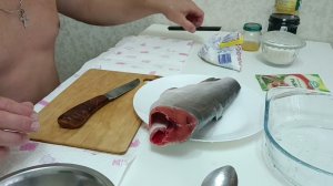Простой, но вкусный рецепт засолки красной рыбы ( нерка).
