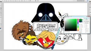 How to Color Angry Birds Star Wars - Angry Birds Coloring Page