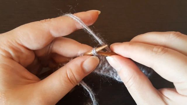 Узор спицами "Ажурный зигзаг". смотреть онлайн