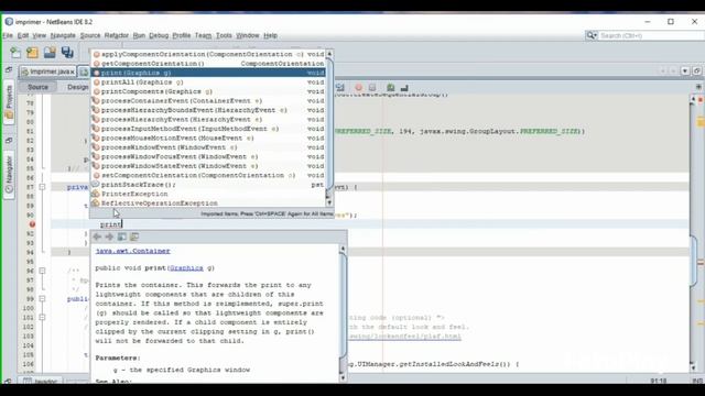 print table in java смотреть онлайн