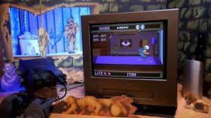 Splatterhouse (PC Engine) Sony Trinitron KV-14FV1U CRT TV playthrough