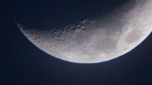 Moon through Celestron Powerseeker 80eq