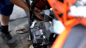 Ставим китайский мотор 166FMM в KTM ! НАЧАЛО .