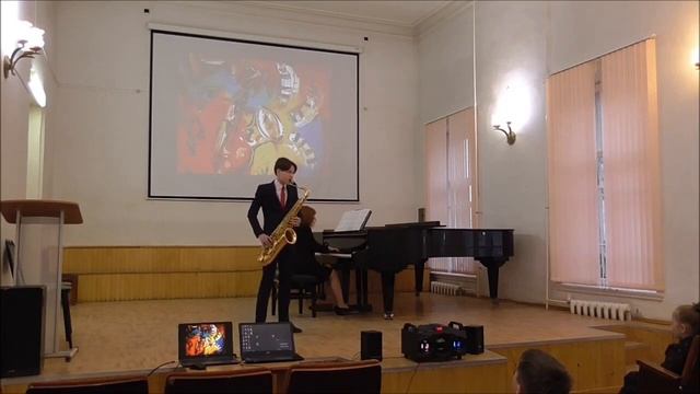 В.Сапаров "Концертный вальс" исп. Галушка Юрий-14 лет смотреть онлайн