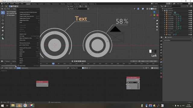 Как сделать инфографику в Blender. Анимация инфографики.
