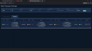 Bybit Spot Triangular Arbitrage Trader Part#3 AutoTrader