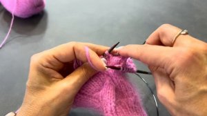 Варежки с косой