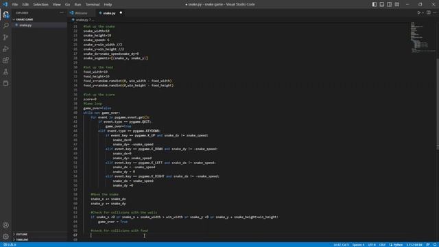 How to Code a Super Addictive Snake Game in Python from Scratch!